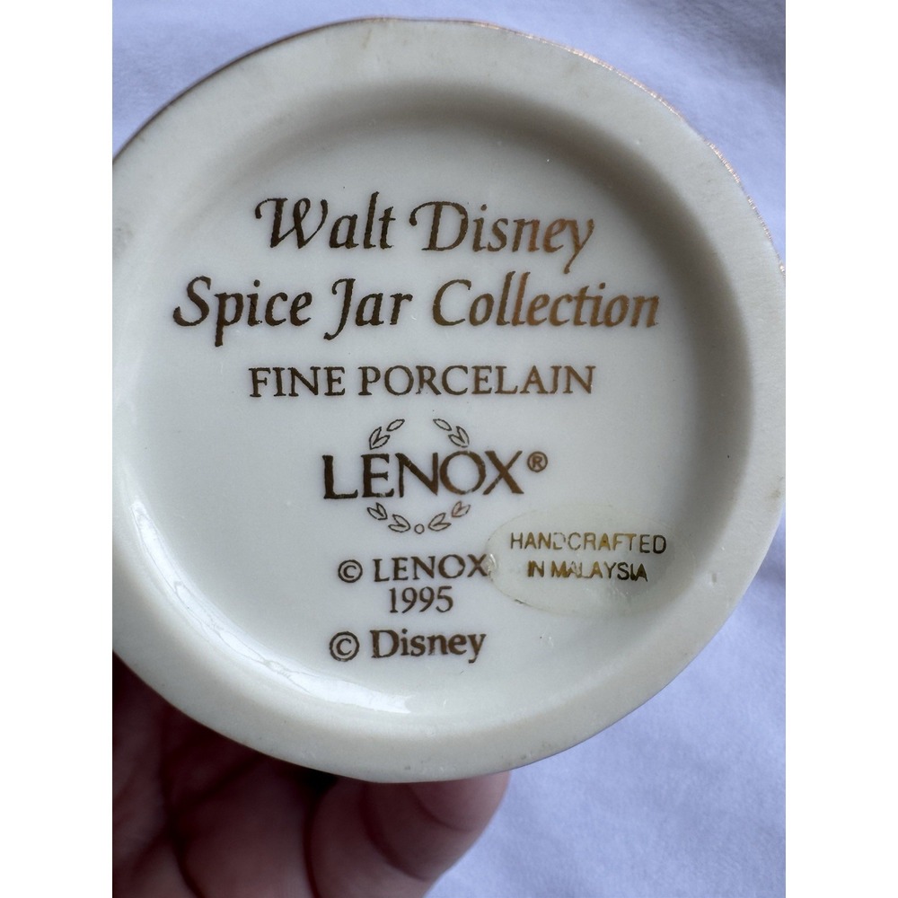 Lenox 1995 Disney Donald Duck Tarragon Spice Jar Collection Great Condition - Picture 6 of 7